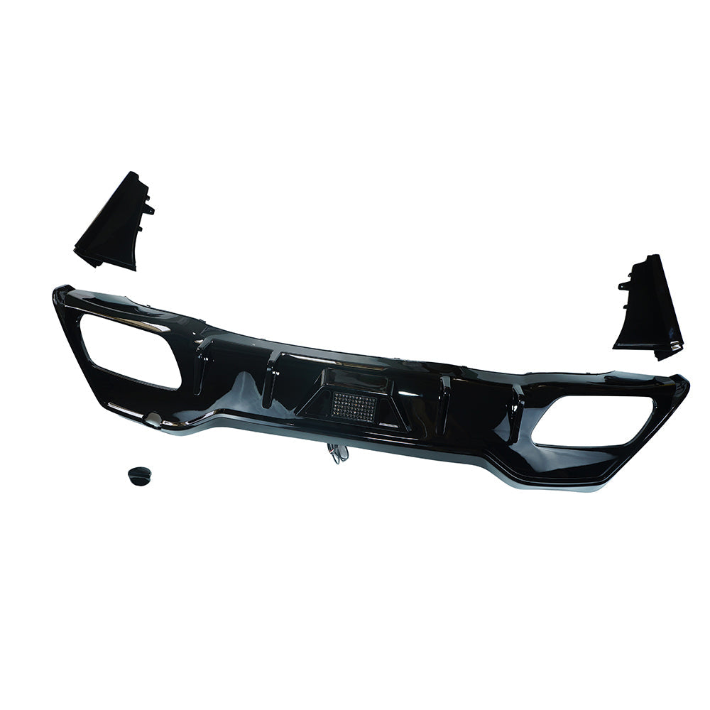 CT CARBON BMW G16 8 SERIES 2018-2022 PRE-LCI GLOSS BLACK DIFFUSER | SWISS HOMOLOGATED
