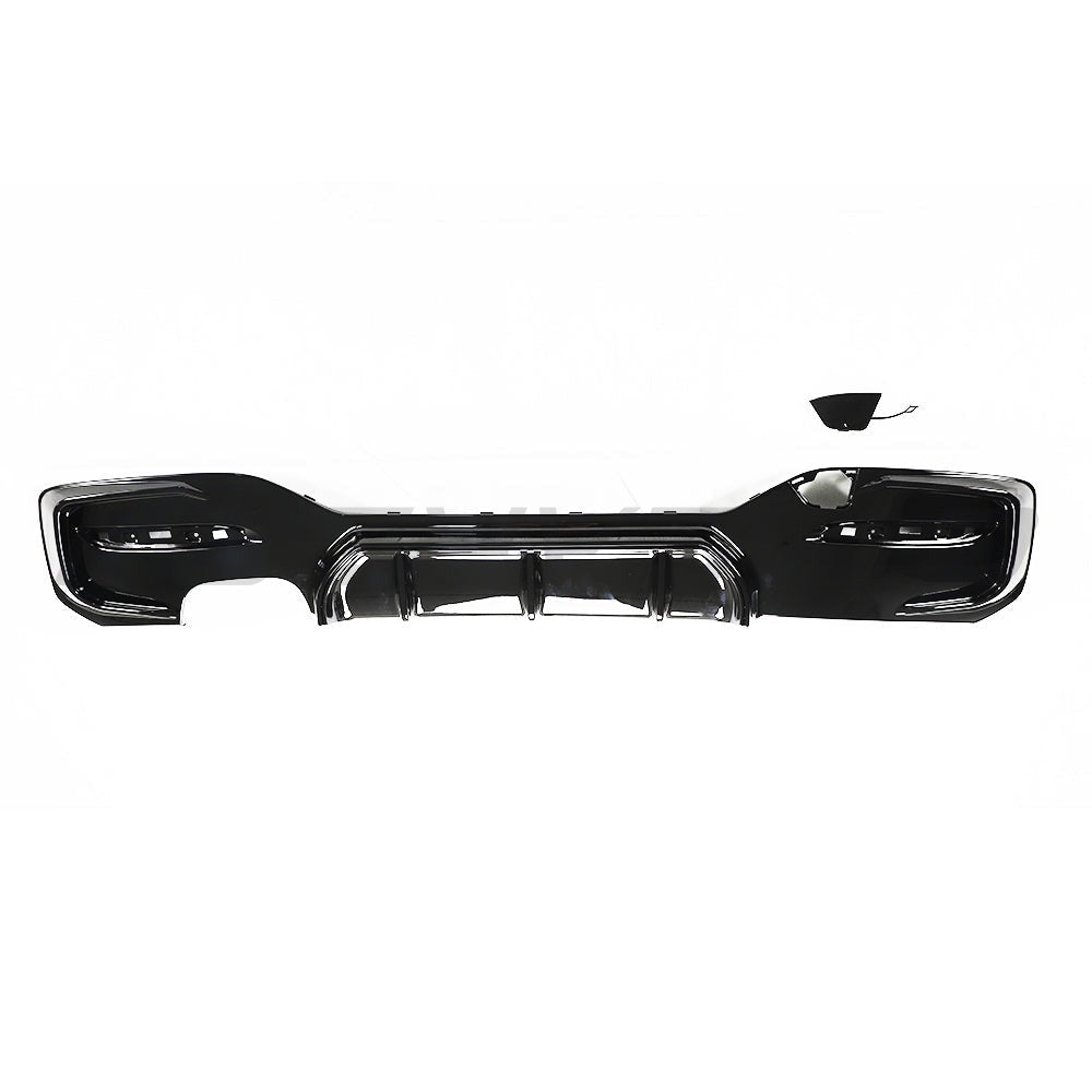 CT CARBON BMW F20/F21 1 SERIES GLOSS BLACK LCI DIFFUSER - TWIN LEFT | SWISS HOMOLOGATED