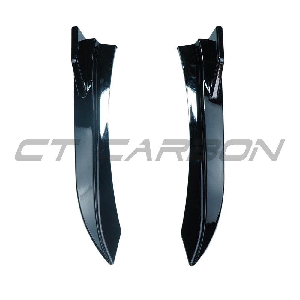 CT CARBON BMW F30/F31 3 SERIES GLOSS BLACK REAR BUMPER CORNERS | SWISS HOMOLOGATED