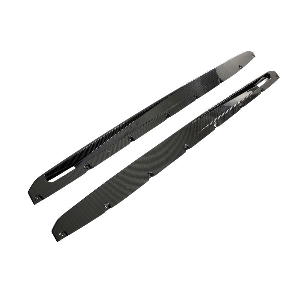 CT CARBON BMW F95 X5M & G05 X5 2018+ CARBON FIBRE SIDE SKIRTS - CT DESIGN | SWISS HOMOLOGATED
