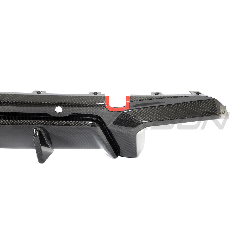 CT CARBON BMW F95 X5M & F96 X6M 2019+ CARBON FIBRE DIFFUSER - CT DESIGN | SWISS HOMOLOGATED