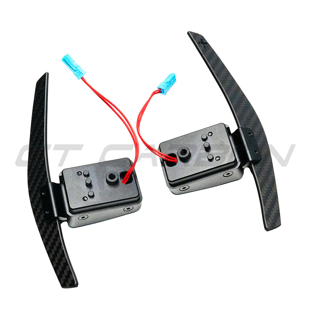 CT CARBON BMW FXX MATTE CARBON FIBRE MAGNETIC SHIFTER PADDLES | NO HOMOLOGATION REQUIRED
