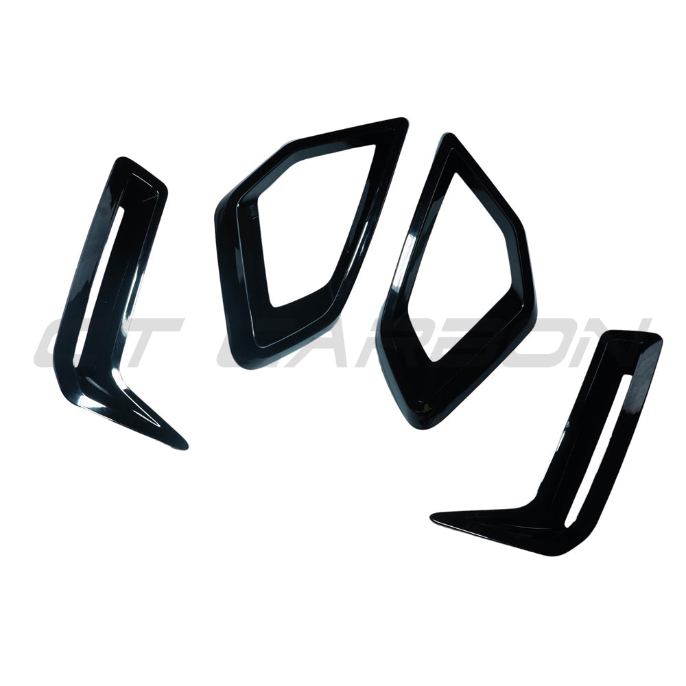 CT CARBON BMW G05 X5 LCI 2024+ GLOSS BLACK FRONT BUMPER TRIM PACK | HOMOLOGATION IN PROCESS