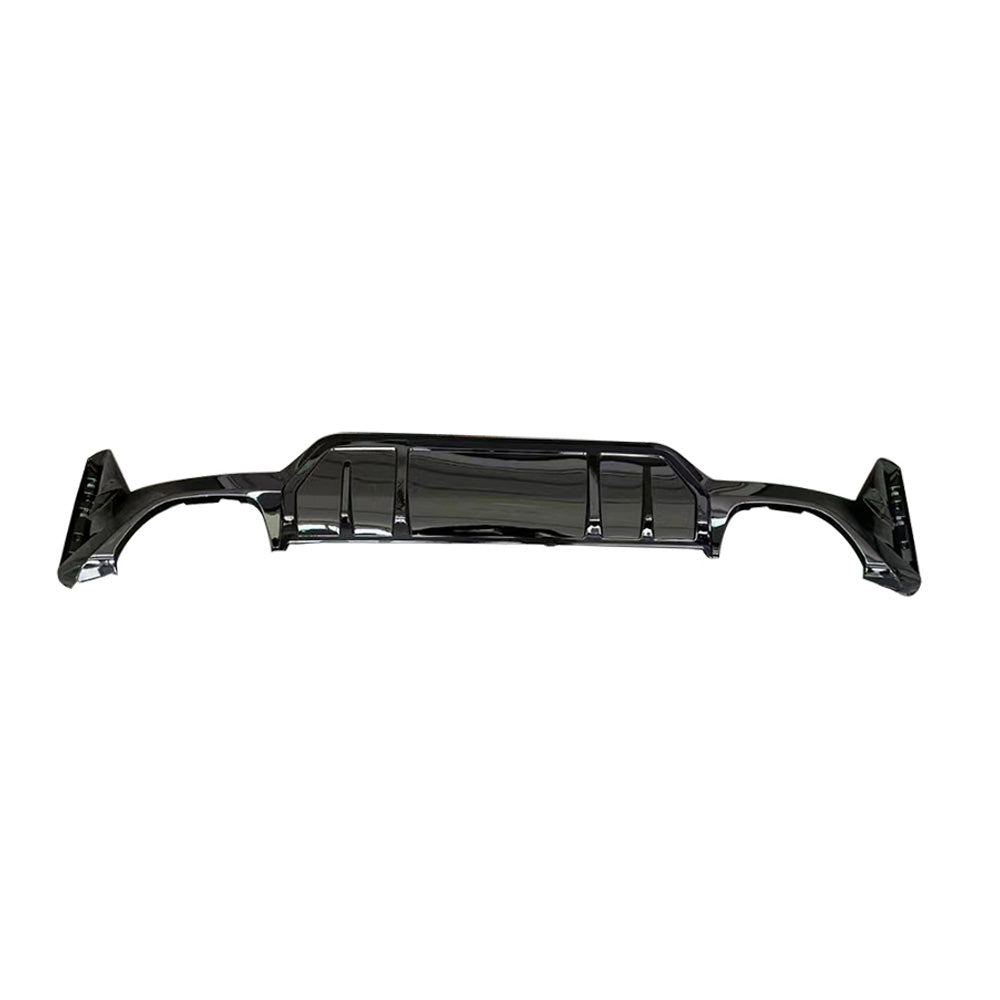 CT CARBON BMW G20/G21 3 SERIES LCI 340I GLOSS BLACK REAR DIFFUSER (SQUARE EXHAUST) | SWISS HOMOLOGATED