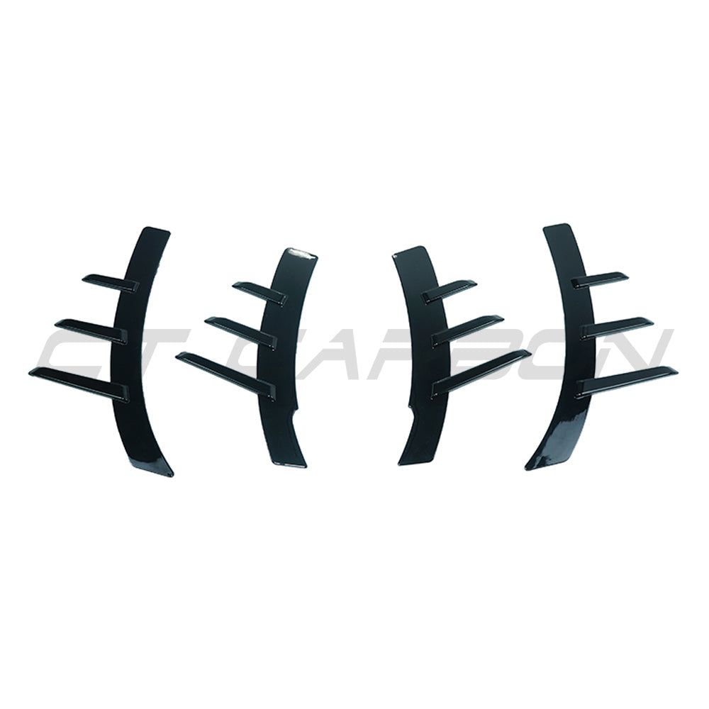 CT CARBON BMW G42 2 SERIES GLOSS BLACK SIDE TRIMS - FRONT AND BACK
