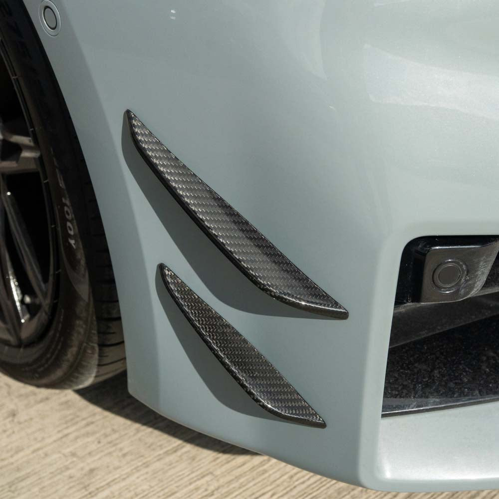 CT CARBON BMW G87 M2 CARBON FIBRE FRONT BUMPER CANARDS | HOMOLOGATION IN PROCESS