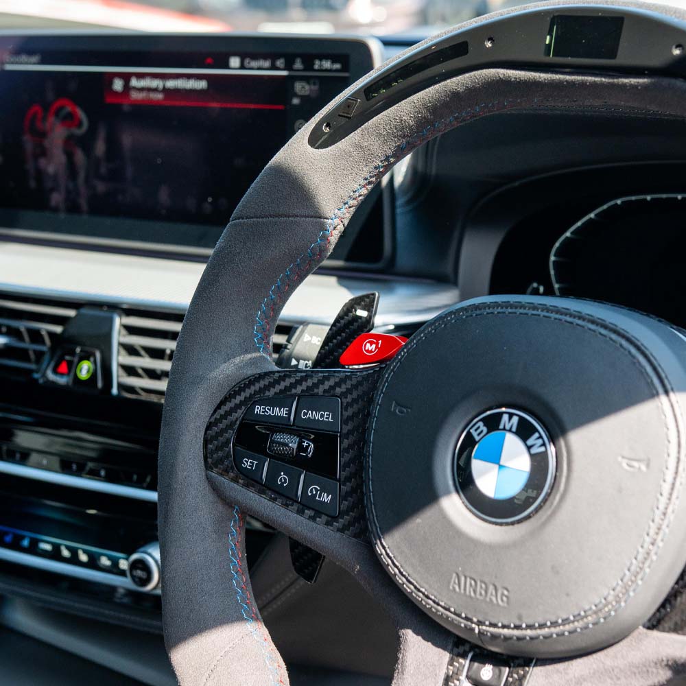 CT CARBON BMW GXX CARBON FIBRE MAGNETIC SHIFTER PADDLES | NO HOMOLOGATION REQUIRED