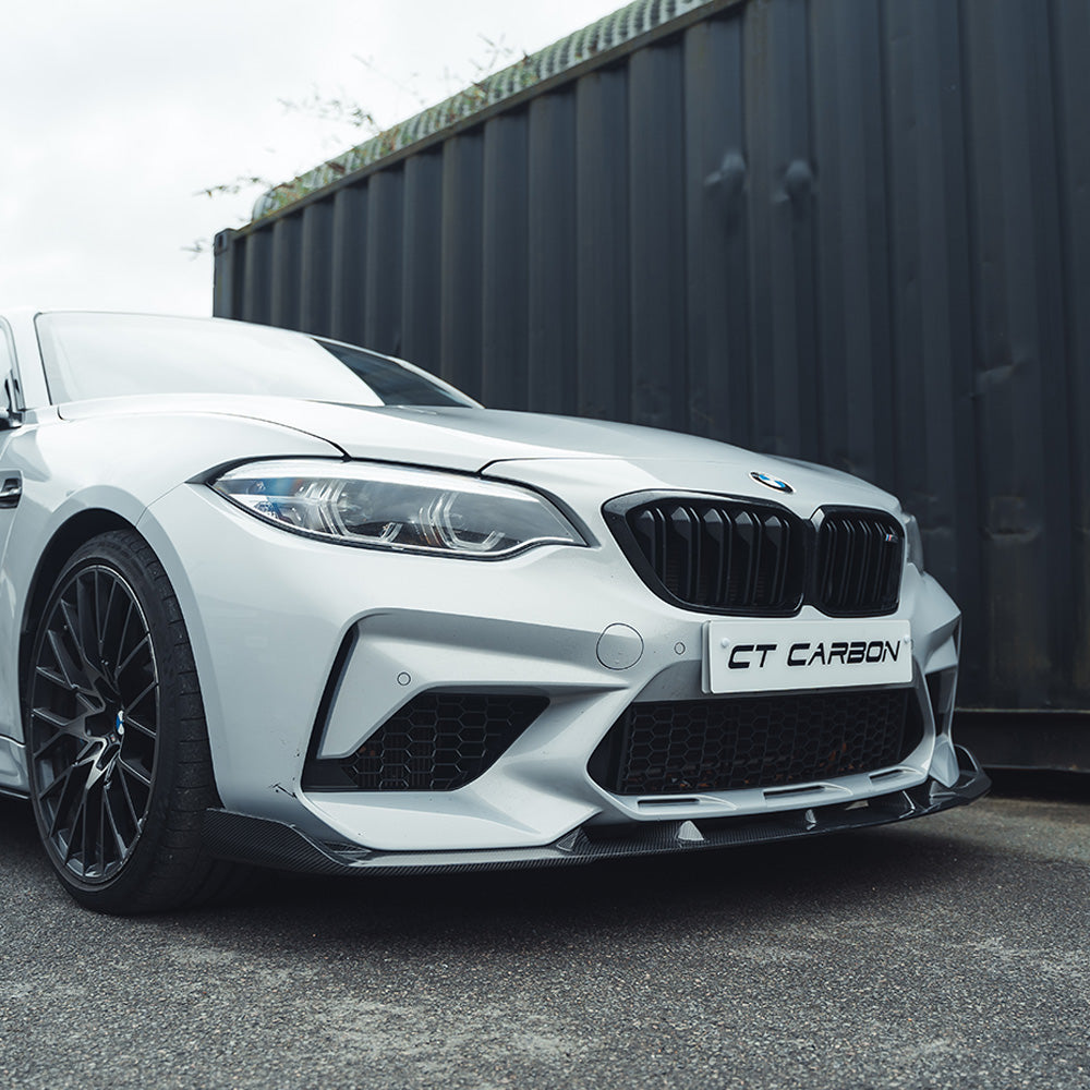 CT CARBON BMW M2C F87 2016-2021 CARBON FIBRE SPLITTER - V2 | HOMOLOGATION IN PROCESS