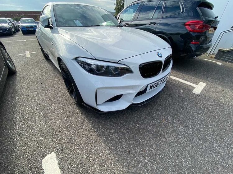 CT CARBON BMW M2/M2C F87 CARBON FIBRE MIDDLE SPLITTER - V5 | HOMOLOGATION IN PROCESS