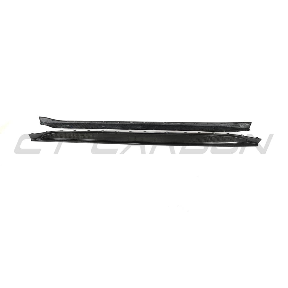 CT CARBON BMW M3 G80/G81 CARBON FIBRE SIDE SKIRT REPLACEMENT - V2 - CT DESIGN | SWISS HOMOLOGATED