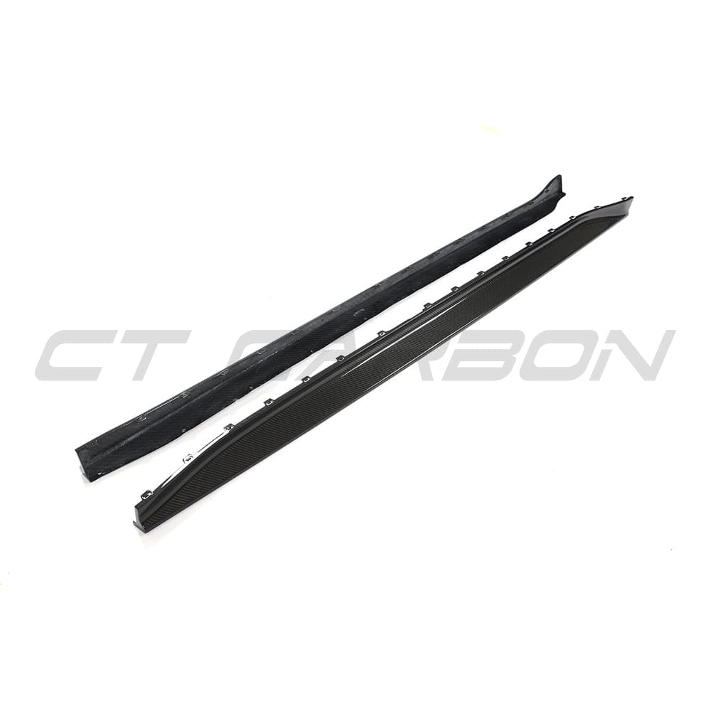 CT CARBON BMW M3 G80/G81 CARBON FIBRE SIDE SKIRT REPLACEMENT - V5 | SWISS HOMOLOGATED
