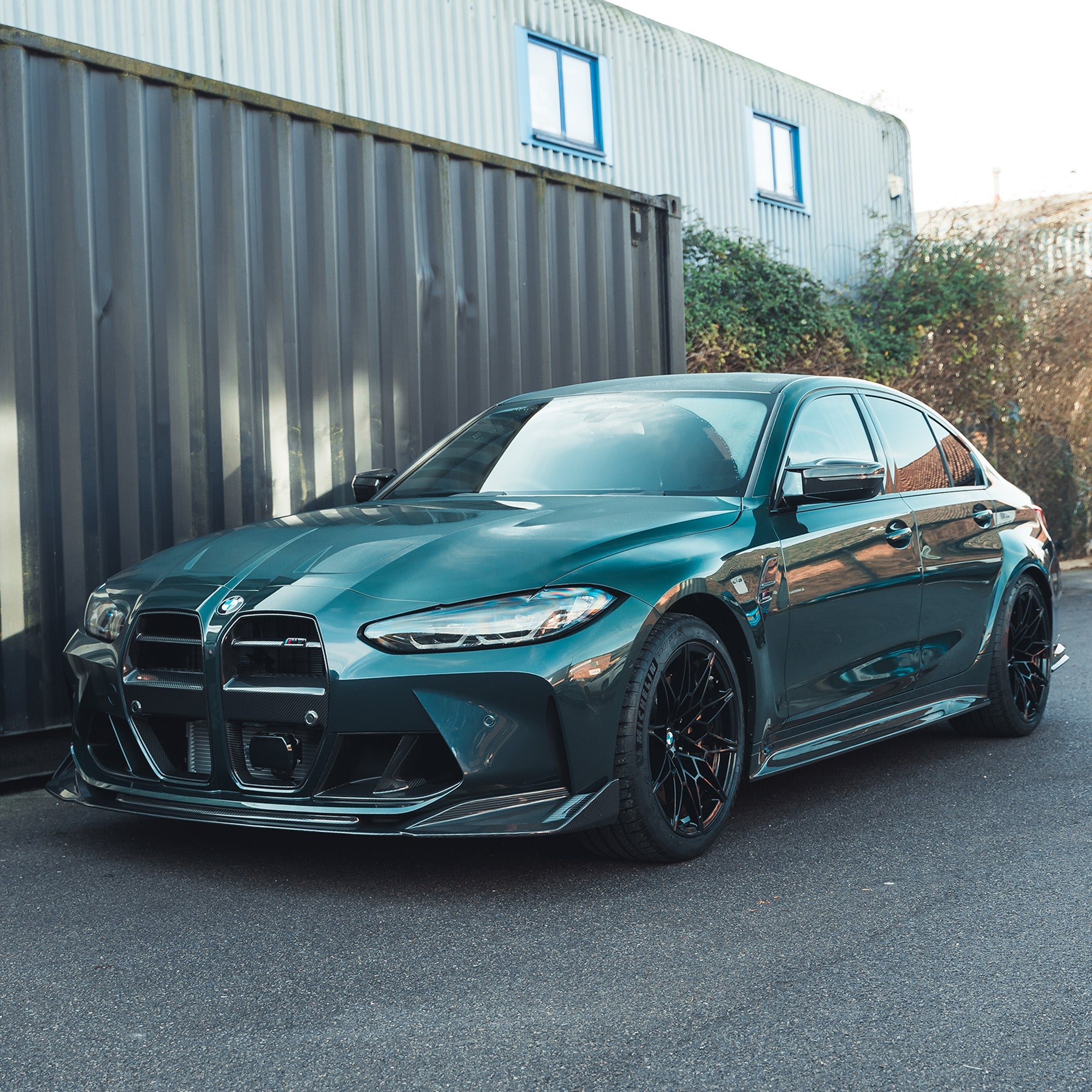 CT CARBON BMW M3 G80/G81 CARBON FIBRE SIDE SKIRT REPLACEMENT - V5 | SWISS HOMOLOGATED