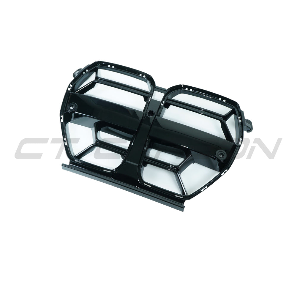 CT CARBON BMW M3 & M4 G80/G81/G82/G83 GLOSS BLACK GRILLE - V1 | SWISS HOMOLOGATED