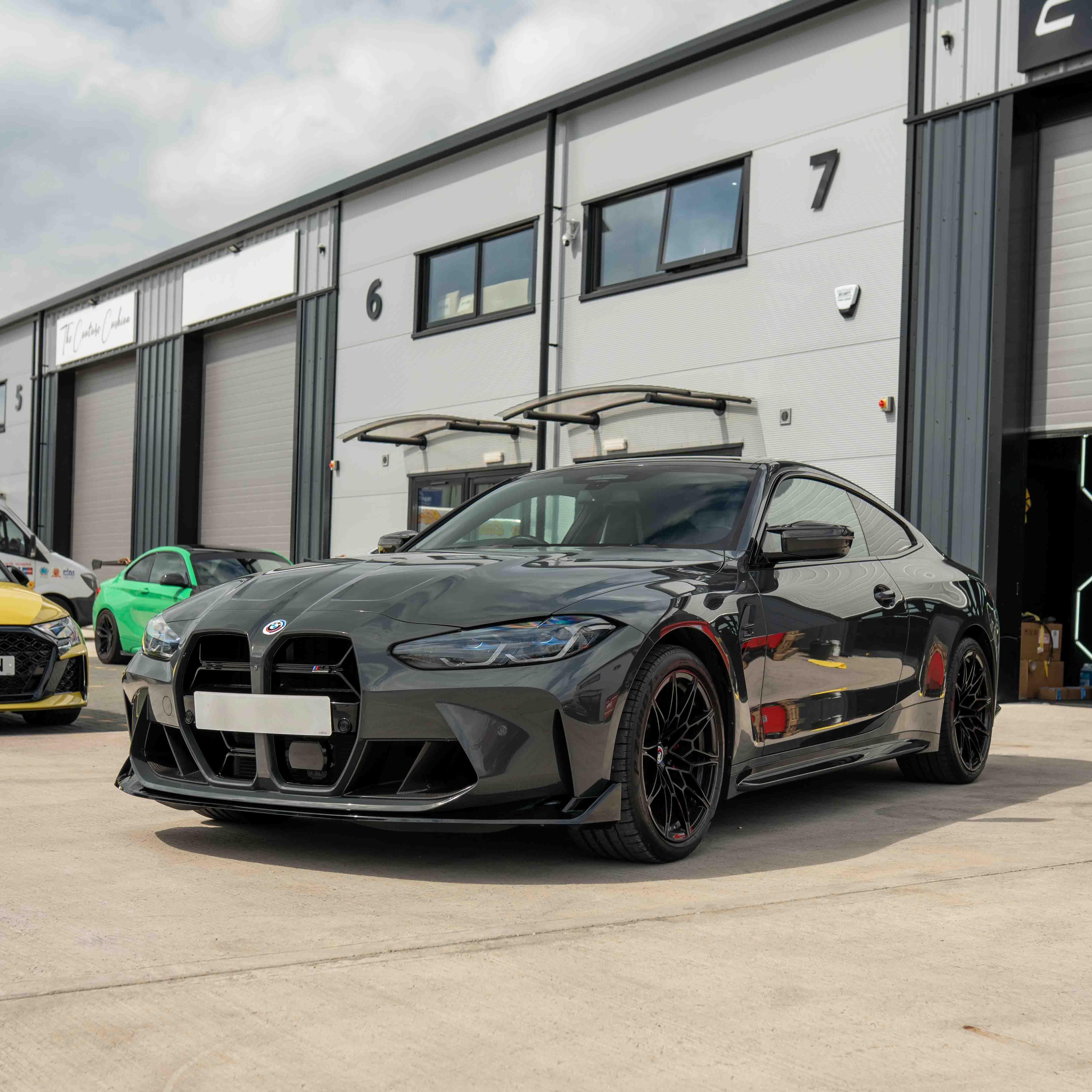 CT CARBON BMW M3 & M4 G80/G81/G82/G83 GLOSS BLACK SPLITTER - CSL STYLE | SWISS HOMOLOGATED