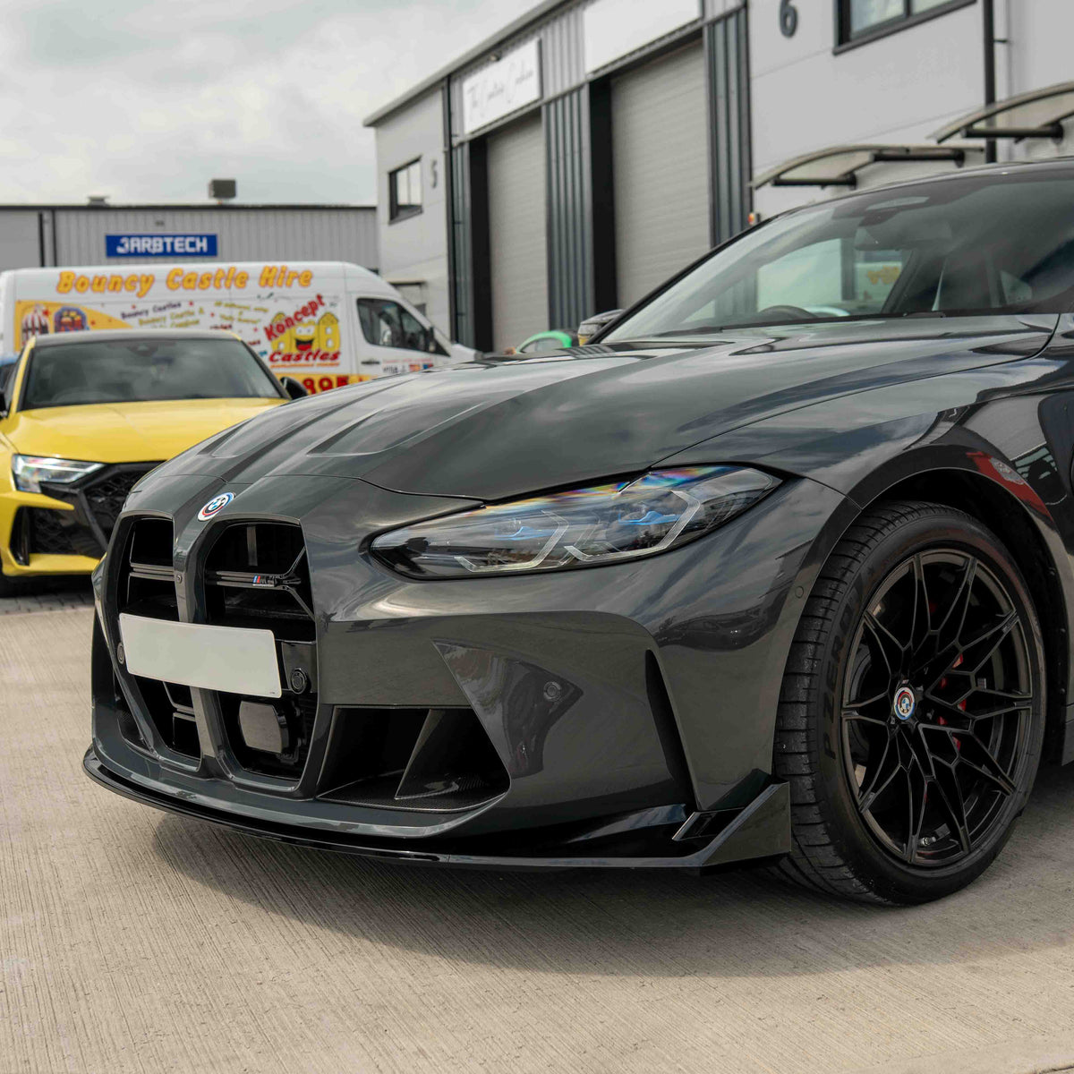 CT CARBON BMW M3 & M4 G80/G81/G82/G83 GLOSS BLACK SPLITTER - CSL STYLE | HOMOLOGATION IN PROCESS