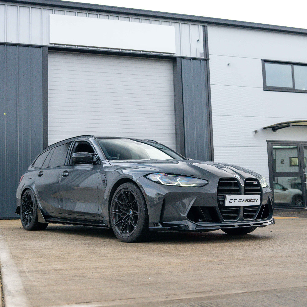 CT CARBON BMW M3 & M4 G80/G81/G82/G83 GLOSS BLACK SPLITTER - MP STYLE | HOMOLOGATION IN PROCESS