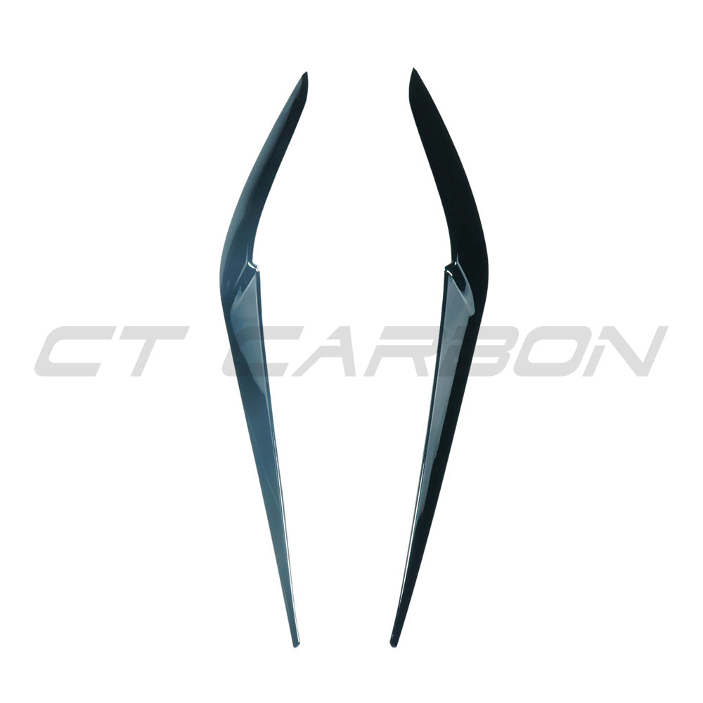 CT CARBON BMW X5 G05 & F95 X5M GLOSS BLACK HEADLIGHT EYEBROWS/EYELIDS | HOMOLOGATION IN PROCESS