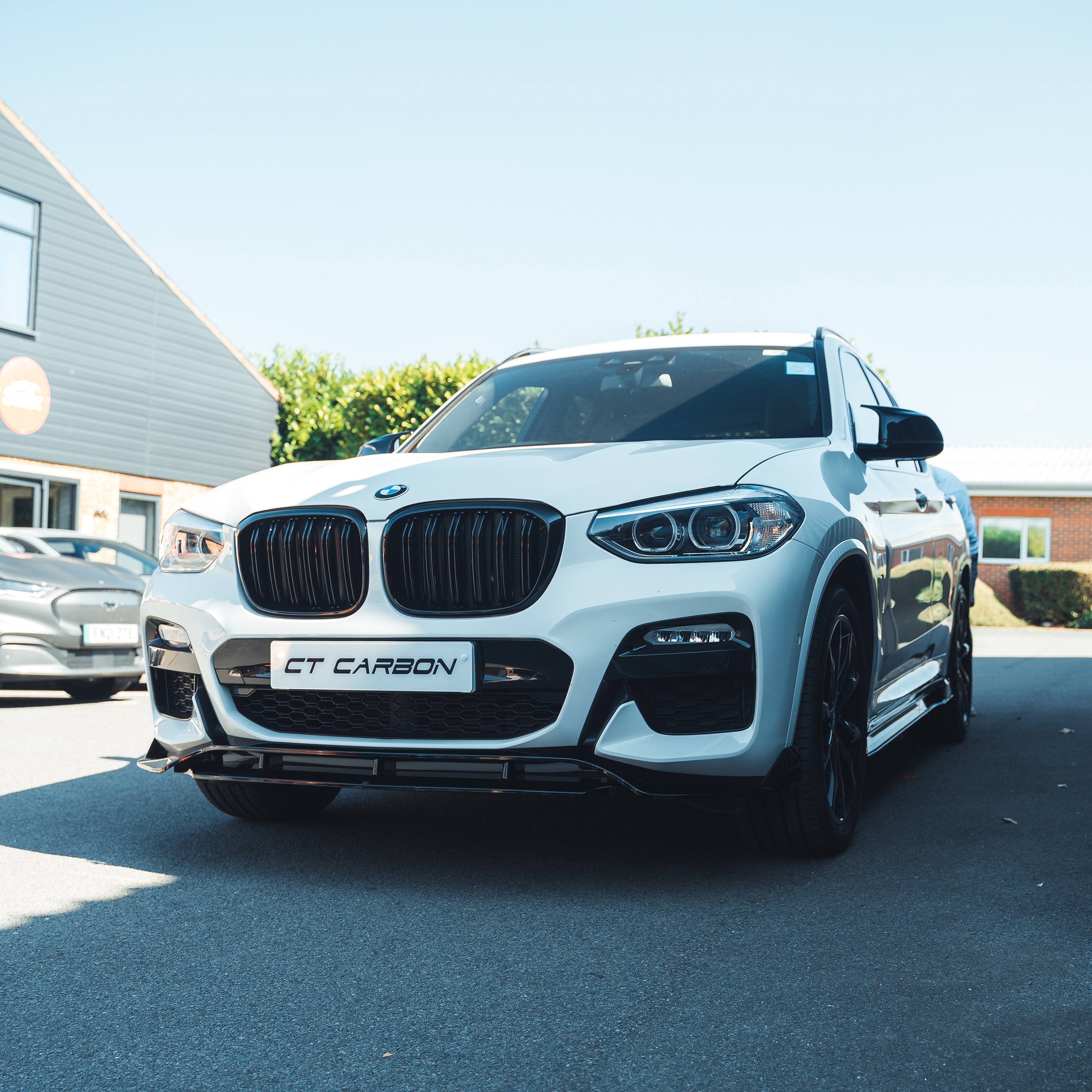 CT CARBON BMW G01 X3 DOUBLE SLAT BLACK GRILLES | SWISS HOMOLOGATED