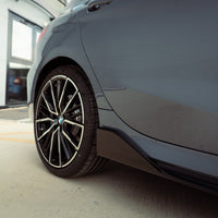CT CARBON BMW F40 1 SERIES 2019-2024 GLOSS BLACK SIDE SKIRTS | SWISS HOMOLOGATED