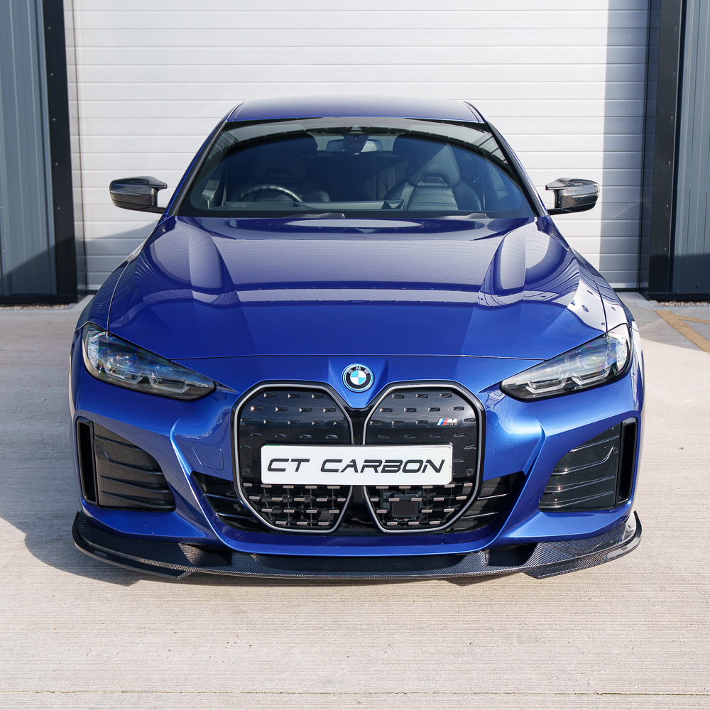 CT CARBON BMW 4 SERIES 2020+ G26 & I4 CARBON FIBRE SPLITTER - V2 | HOMOLOGATION IN PROCESS