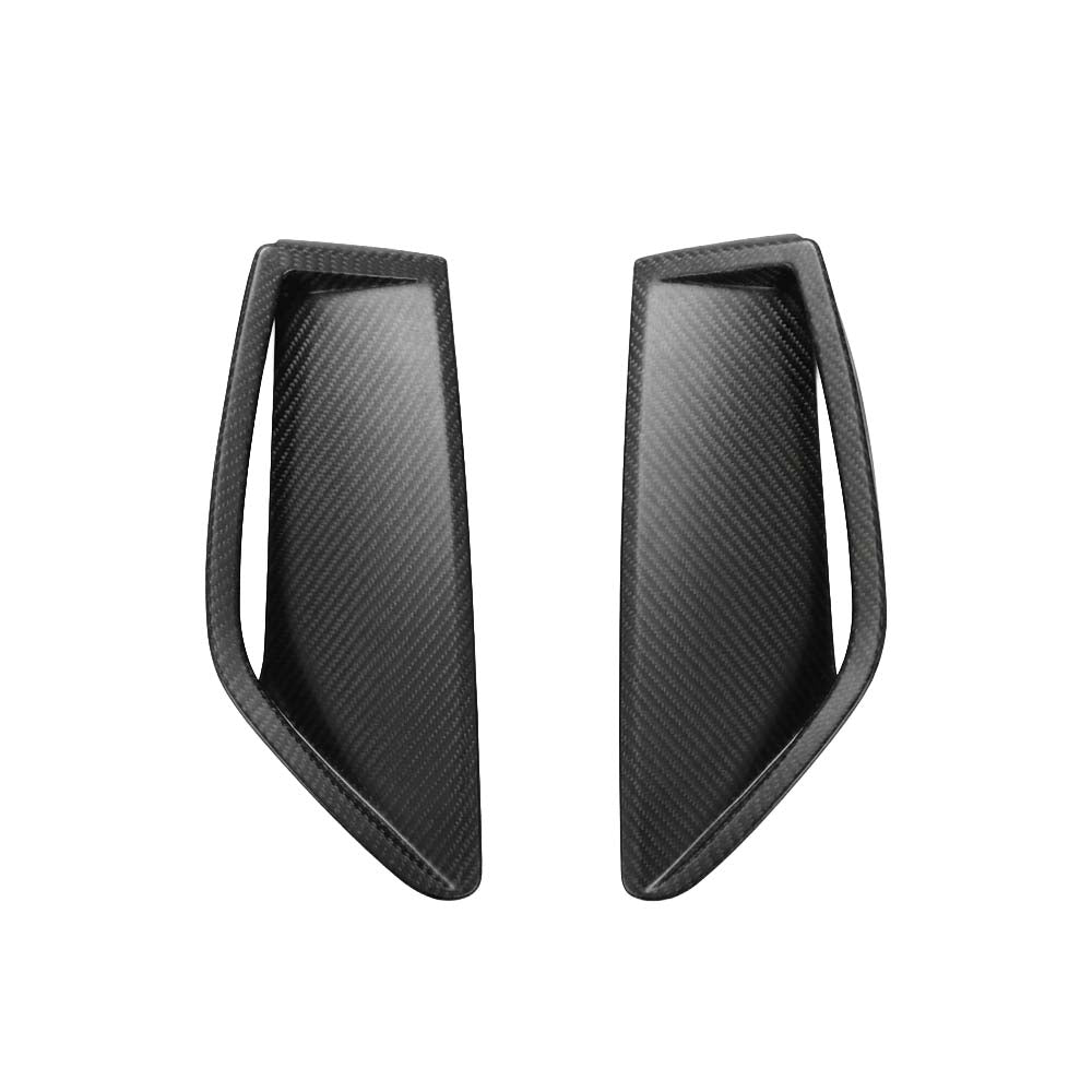 CT CARBON AUDI RS6/RS7 C8 2019+ AVANT MATTE CARBON FIBRE FRONT BUMPER VENT TRIM | HOMOLOGATION IN PROCESS