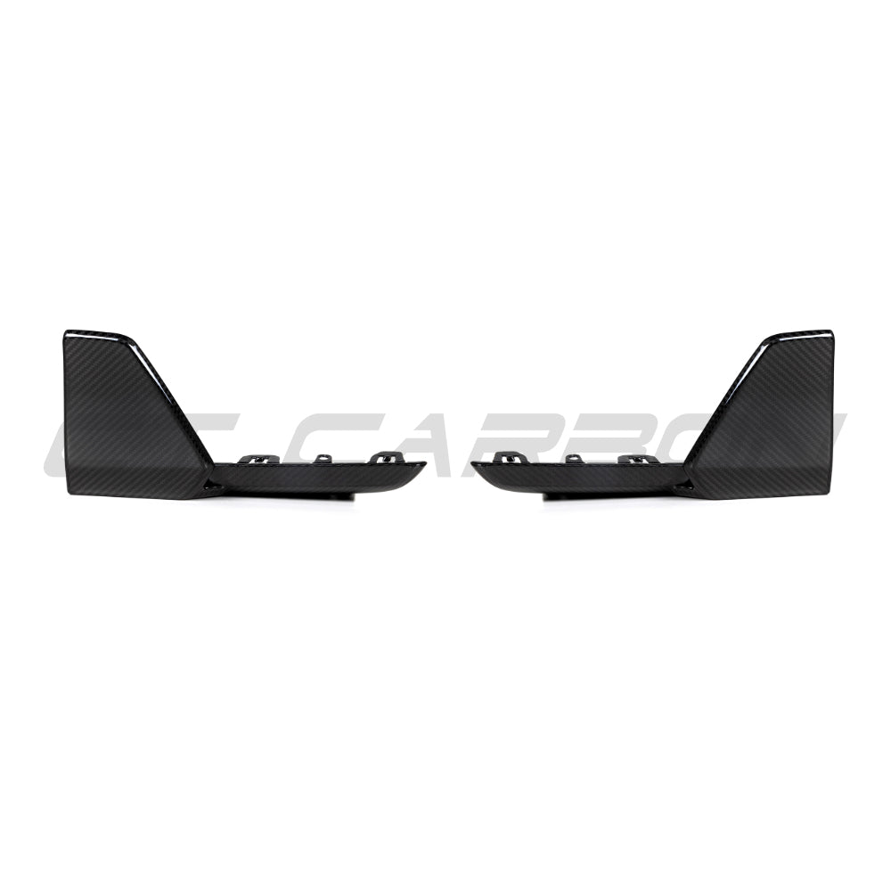 CT CARBON BMW G05 X5 2019+ PRE LCI M SPORT CARBON FIBRE REAR BUMPER CORNERS | SWISS HOMOLOGATED