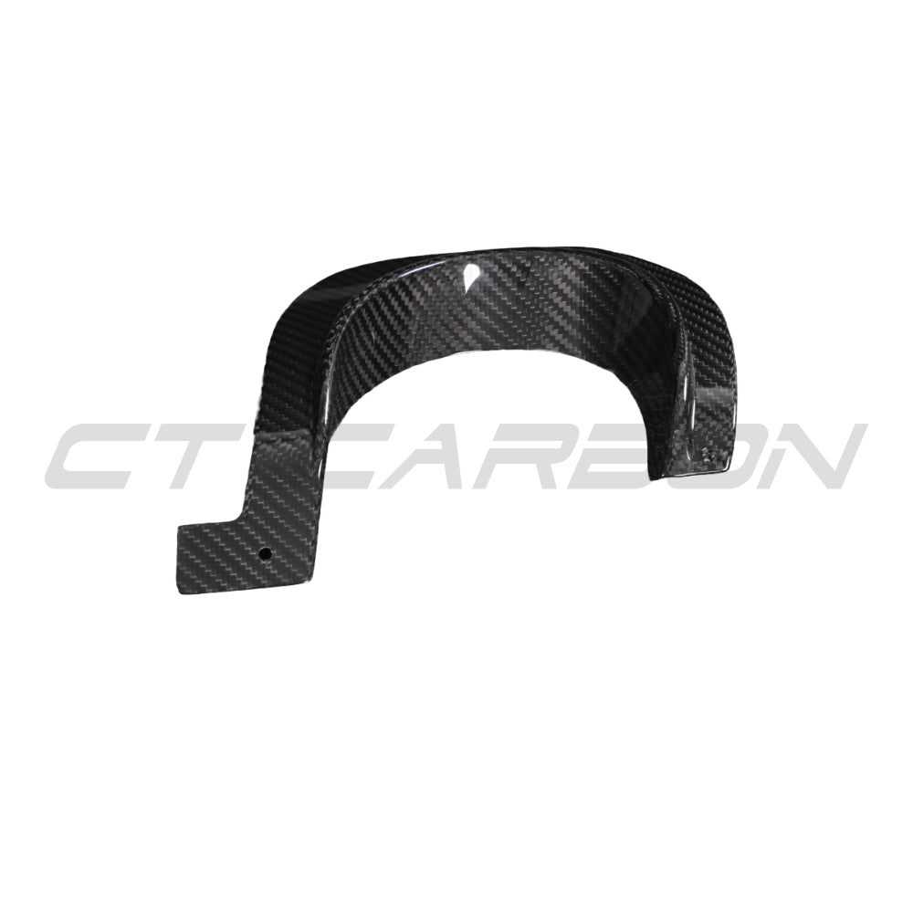 CT CARBON TOYOTA SUPRA A90 2019+ CARBON FIBRE EXHAUST TRIM COVER | SWISS HOMOLOGATED