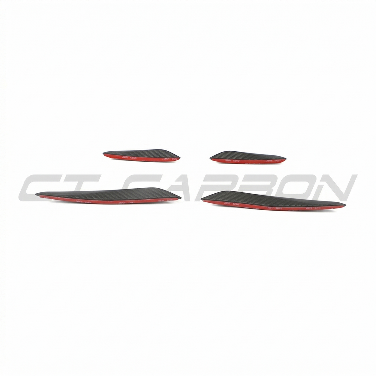 CT CARBON AUDI RS3 8Y 2025+ MATTE CARBON FIBRE FRONT BUMPER CANARDS - CT DESIGN | HOMOLOGATION IN PROCESS