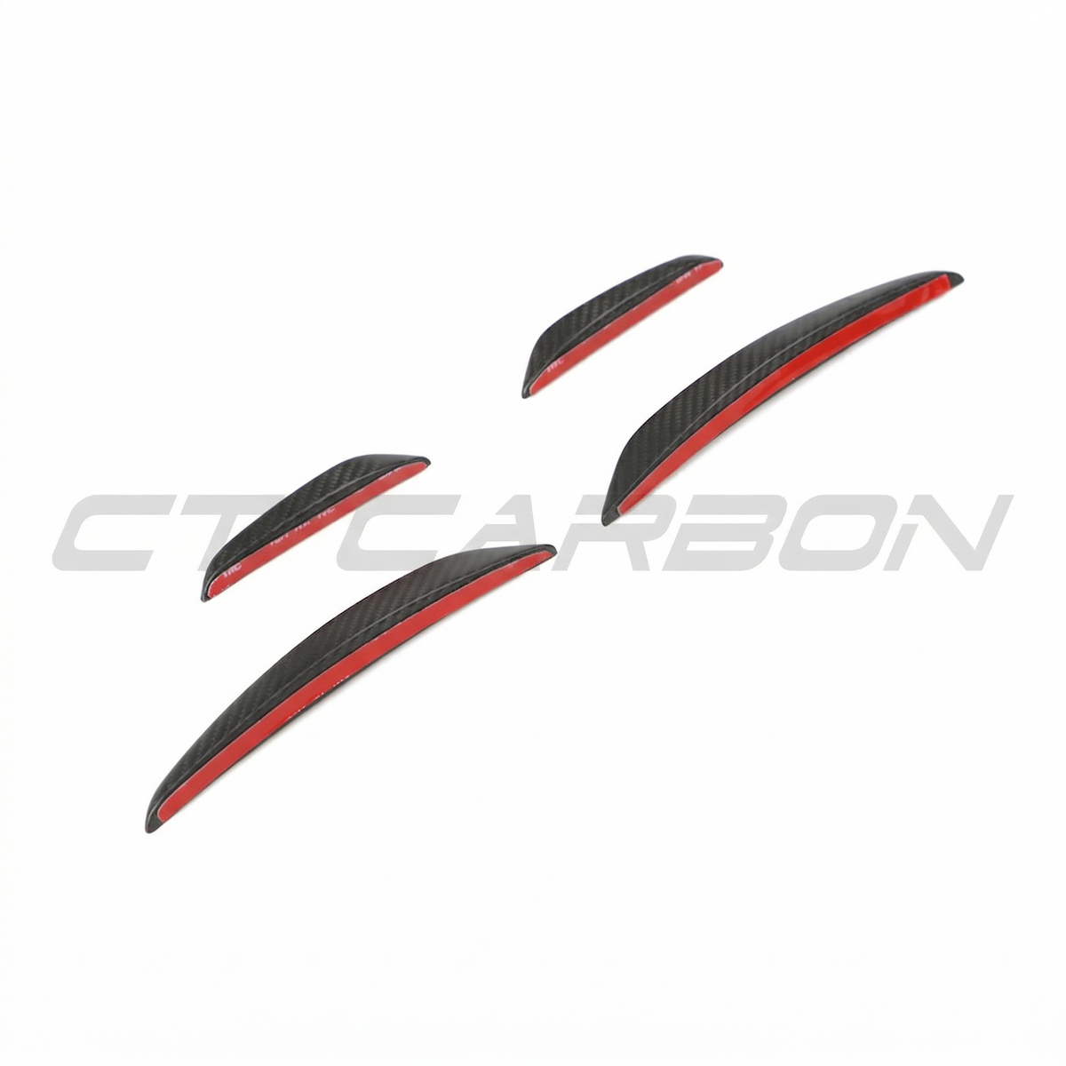 CT CARBON AUDI RS3 8Y 2025+ MATTE CARBON FIBRE FRONT BUMPER CANARDS - CT DESIGN | HOMOLOGATION IN PROCESS
