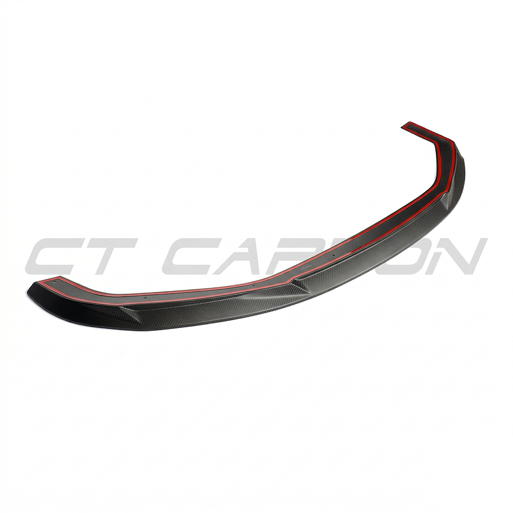 CT CARBON AUDI RS3 8Y 2025+ MATTE CARBON FIBRE SPLITTER - CT DESIGN V2 | HOMOLOGATION IN PROCESS