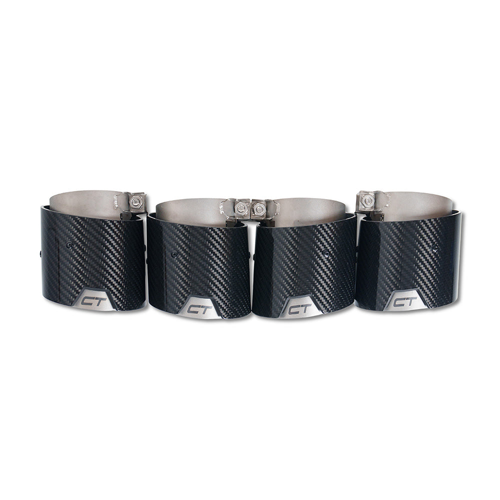 CT CARBON BMW M2, M3, M4 G87/G80/G81/G82/G83 CARBON EXHAUST TIPS - STAINLESS (SET OF 4) | SWISS HOMOLOGATED