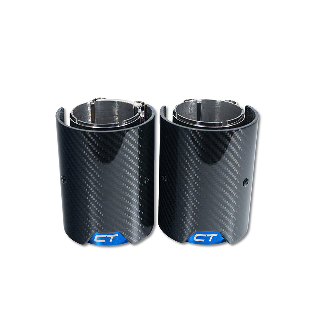 CT CARBON BMW CARBON EXHAUST TIPS 135I/140I/235I/240I/335I/340I/435I/440I - BURNT ENDS(SET OF 2) | SWISS HOMOLOGATED