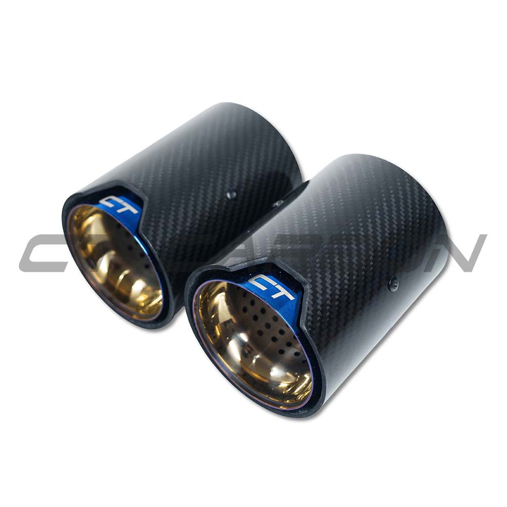 CT CARBON BMW CARBON EXHAUST TIPS 135I/140I/235I/240I/335I/340I/435I/440I - BURNT ENDS(SET OF 2) | SWISS HOMOLOGATED