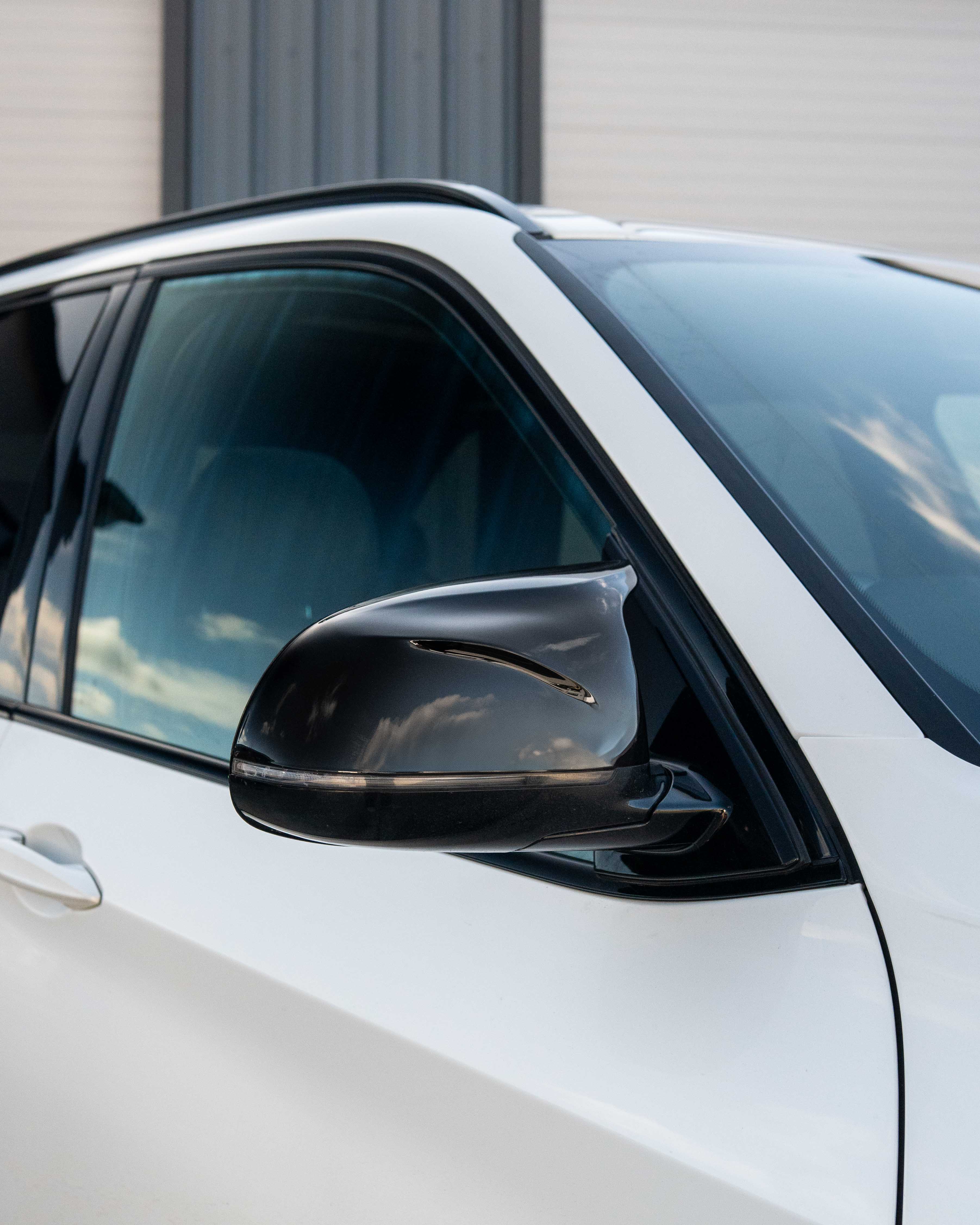 CT CARBON BMW F15 & F16 X5 & X6 GLOSS BLACK MIRRORS - M LOOK | SWISS HOMOLOGATED