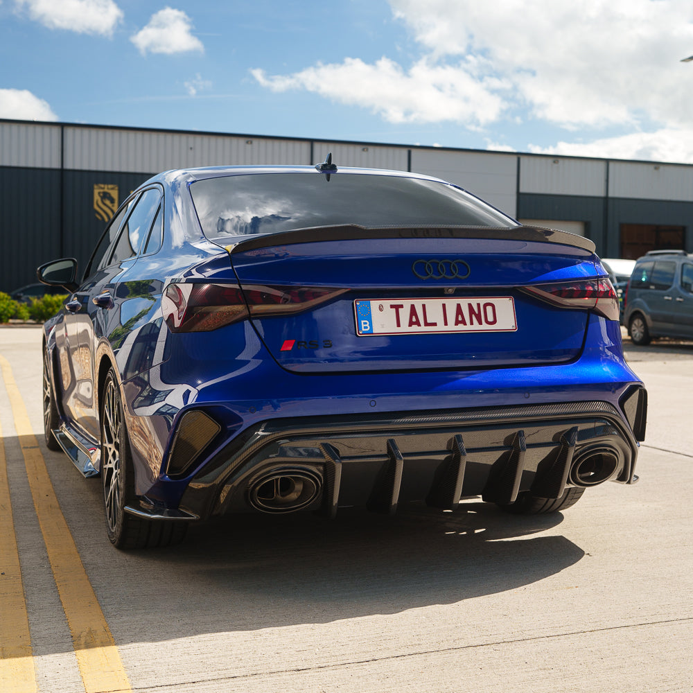 CT CARBON DIFFUSER AUDI RS3 25+ 8Y SALOON - CT DESIGN | SWISS HOMOLOGATED
