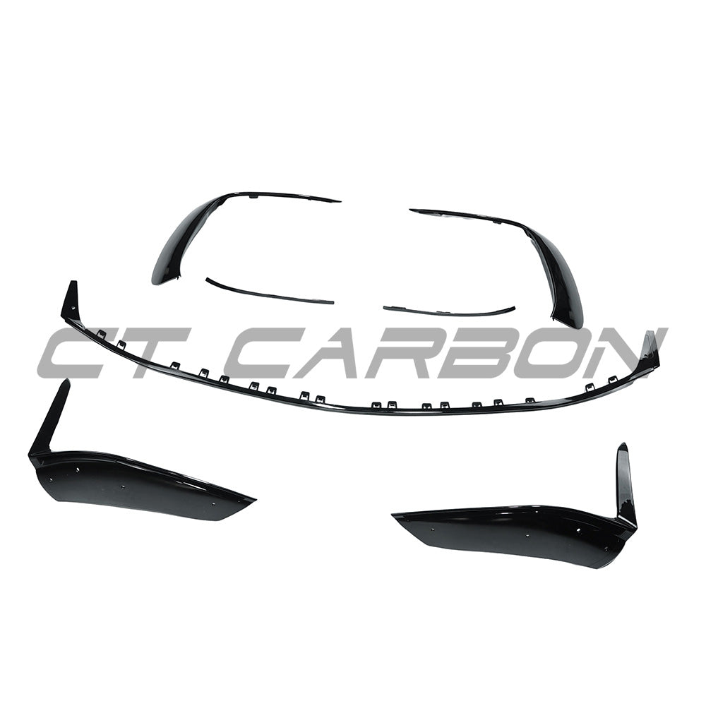 CT CARBON MERCEDES W206 2021+ C43 GLOSS BLACK FRONT SPLITTER - V1 | HOMOLOGATION IN PROCESS