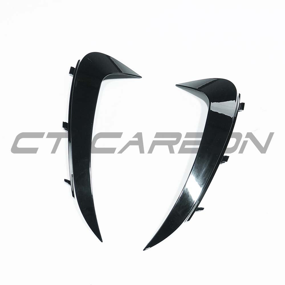 CT CARBON MERCEDES C-CLASS W206 2021-2023 GLOSS BLACK REAR BUMPER TRIM - V2 | SWISS HOMOLOGATED
