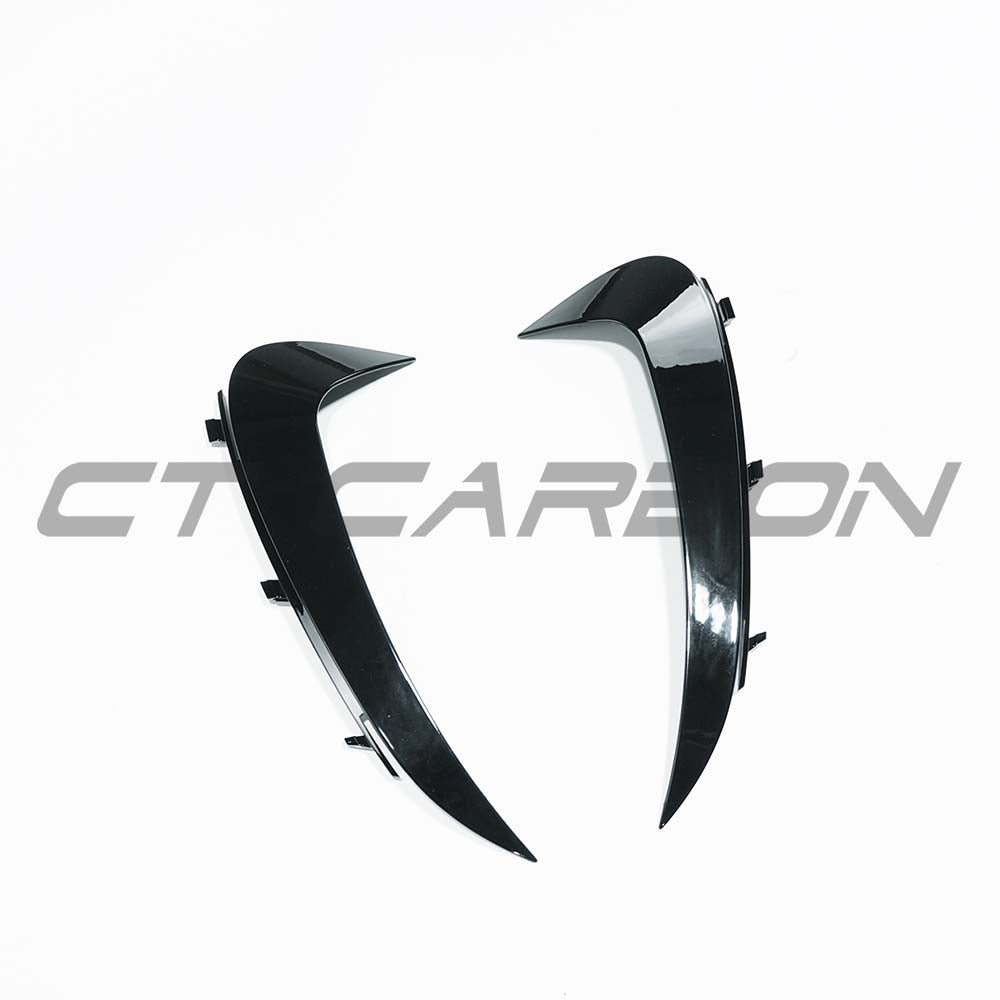 CT CARBON MERCEDES C-CLASS W206 2021-2023 GLOSS BLACK REAR BUMPER TRIM - V2 | SWISS HOMOLOGATED