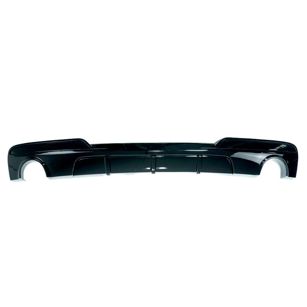 CT CARBON BMW 5 SERIES F10 GLOSS BLACK DUAL EXIT DIFFUSER - V1 | SWISS HOMOLOGATED