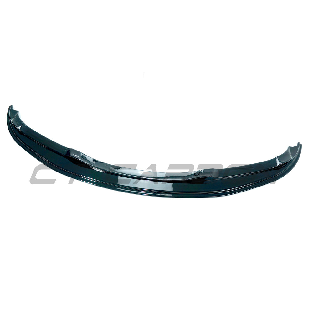CT CARBON BMW E90/E91 3 SERIES PRE-LCI 2004-2009 GLOSS BLACK FRONT SPLITTER - V6 | HOMOLOGATION IN PROCESS