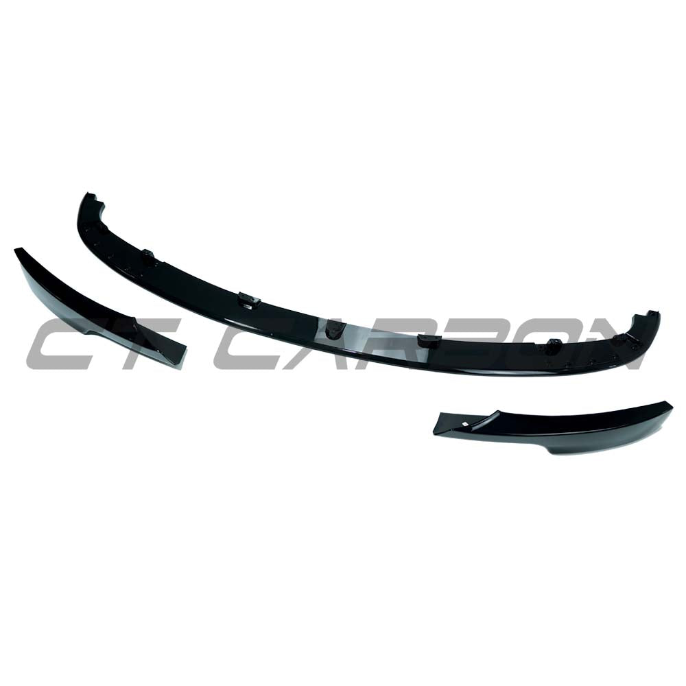 CT CARBON BMW 3 SERIES E90/E91 LCI 2008-2012 GLOSS BLACK SPLITTER - V8 | HOMOLOGATION IN PROCESS