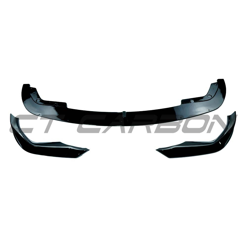 CT CARBON BMW 3 SERIES G20/G21 2018-2021 PRE LCI GLOSS BLACK SPLITTER - V3 | HOMOLOGATION IN PROCESS