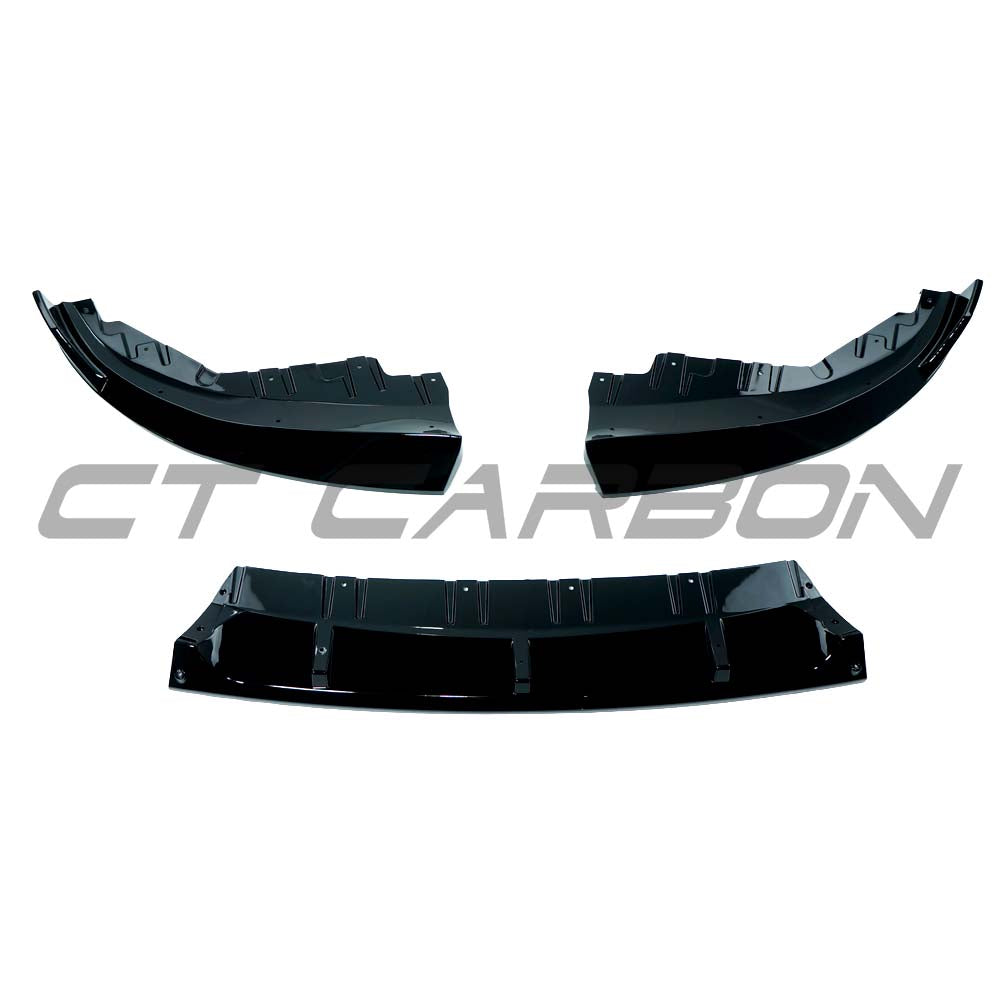 CT CARBON BMW G26 4 SERIES 2021+ GLOSS BLACK 3-PIECE SPLITTER | HOMOLOGATION IN PROCESS