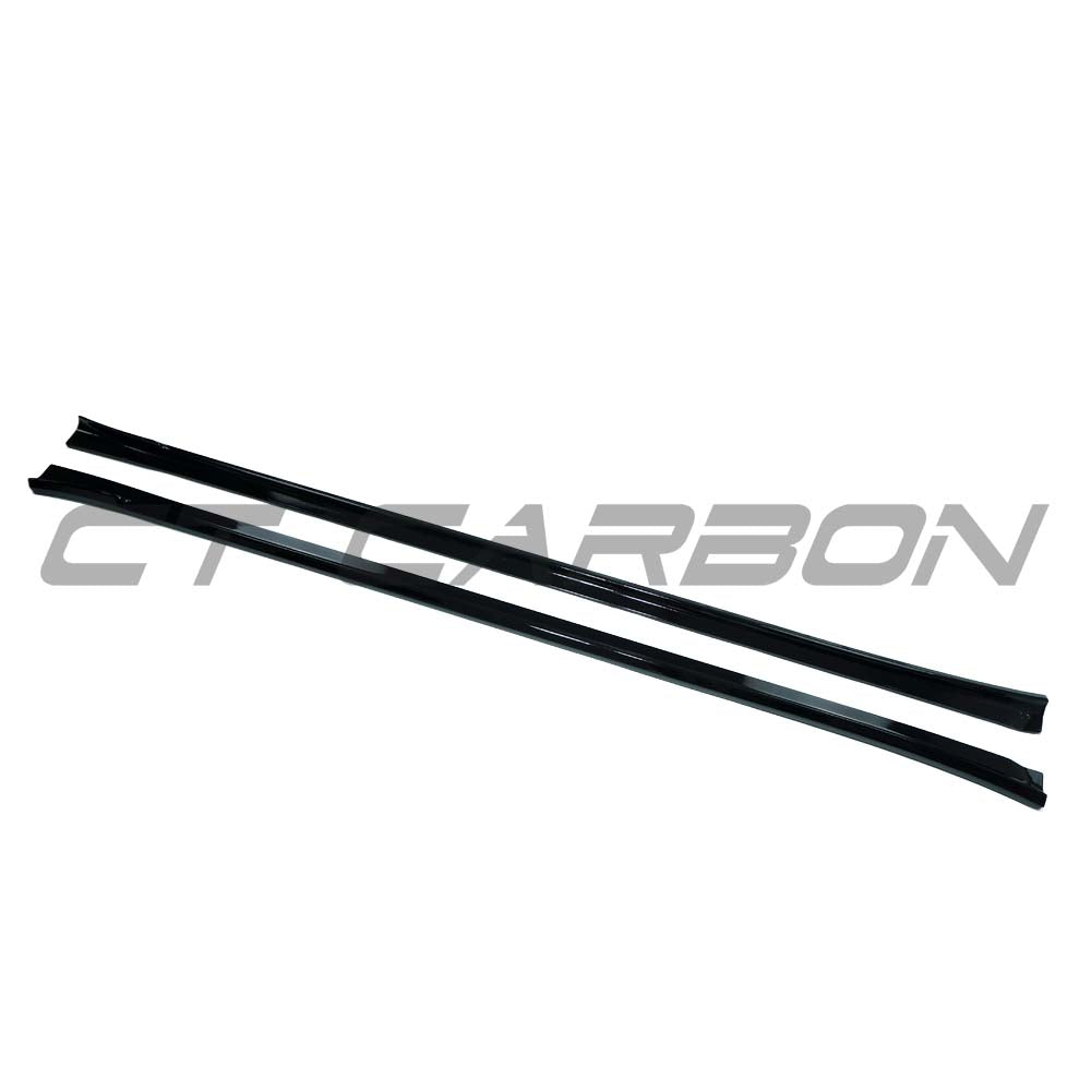 CT CARBON BMW G01/G02/G08/F97/F98 X3/X4 X3M/X4M 2018-2022 GLOSS BLACK SIDE SKIRTS | SWISS HOMOLOGATED