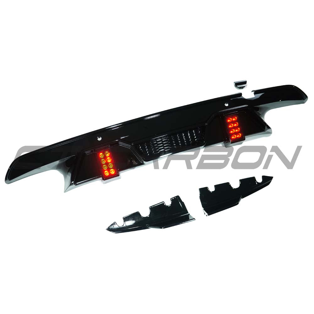 CT CARBON BMW X5M F95 2019+ GLOSS BLACK LED DIFFUSER V2 | SWISS HOMOLOGATED