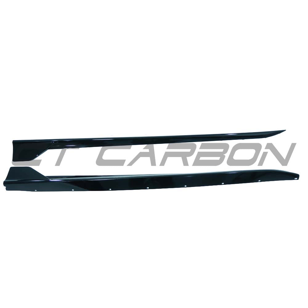 CT CARBON BMW F70 1 SERIES 2025+ GLOSS BLACK SIDE SKIRTS | SWISS HOMOLOGATED