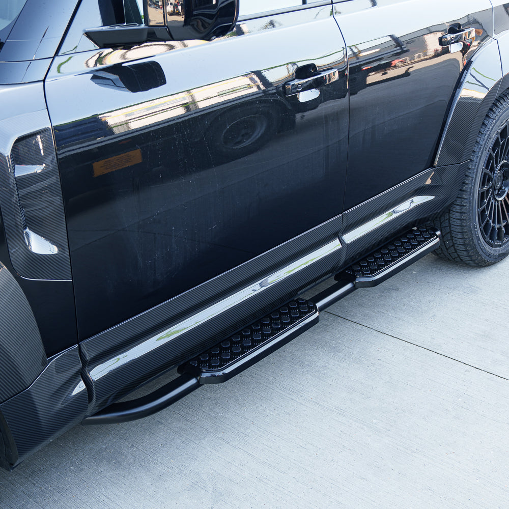 CT CARBON SIDE STEPS FOR LAND ROVER DEFENDER L663 2020+ 110 - CT DESIGN | NO HOMOLOGATION