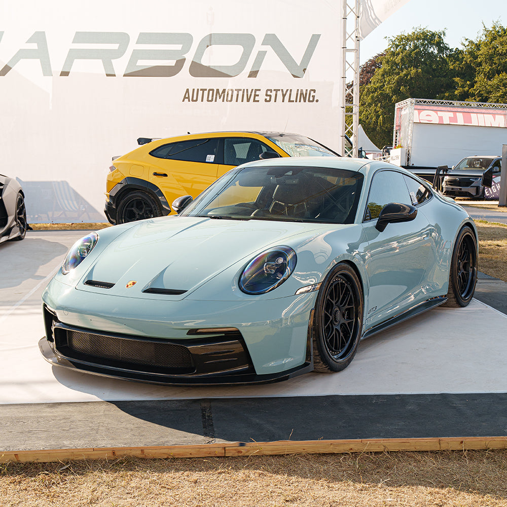 CT CARBON PORSCHE 911 992.1 GT3 & GT3 TOURING 2022-2024 CARBON FIBRE SPLITTER - CT DESIGN | HOMOLOGATION IN PROCESS