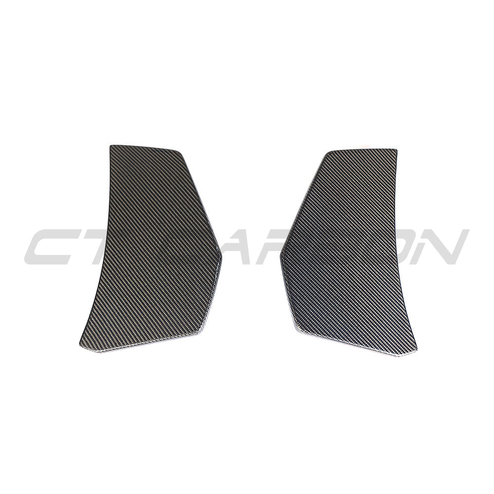 CT CARBON AUDI R8 V10 GEN 2 2015-2019 CARBON FIBRE REAR BUMPER CORNERS | SWISS HOMOLOGATED