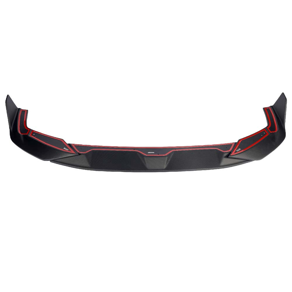 CT CARBON AUDI RS6/RS7 C8 2019+ MATTE DRY CARBON FIBRE SPLITTER - CT DESIGN | HOMOLOGATION IN PROCESS